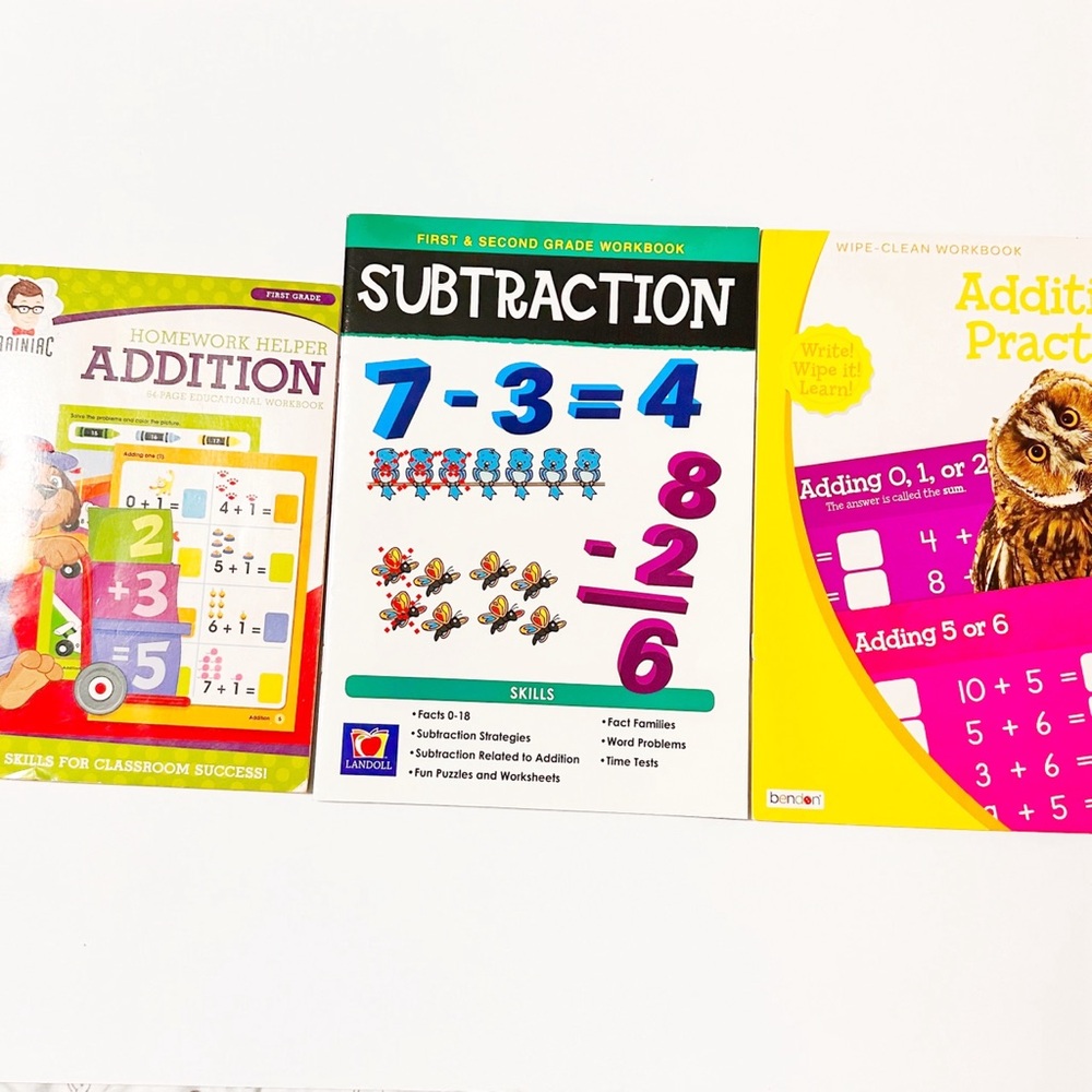 Lot of 3 Workbooks